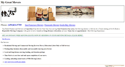 Desktop Screenshot of mygreatmovers.com